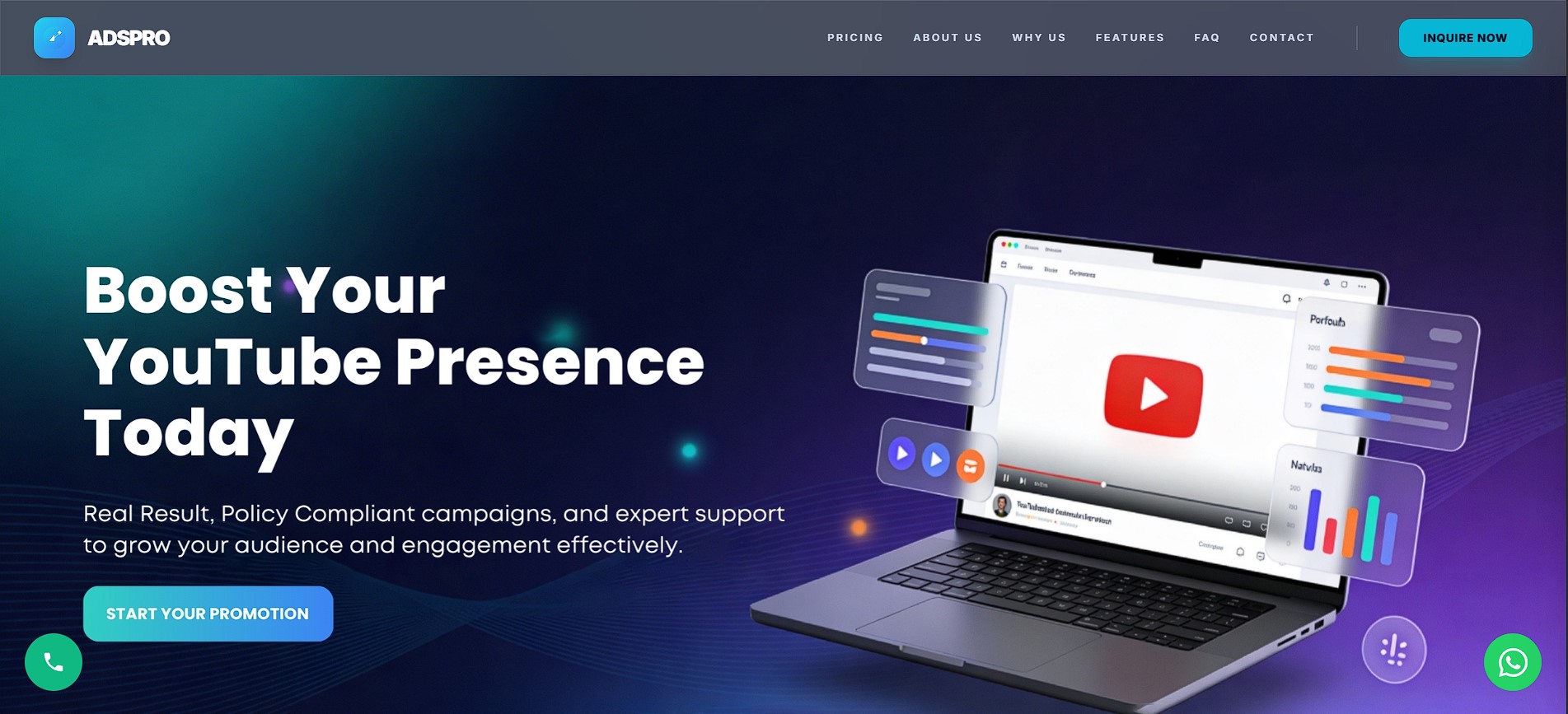 AdsPro — YouTube Promotion Platform